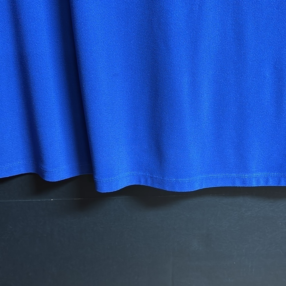 Susan Graver Tunic/Zip Front Ladies Royal Blue Shirt Size XL - Picture 5 of 11